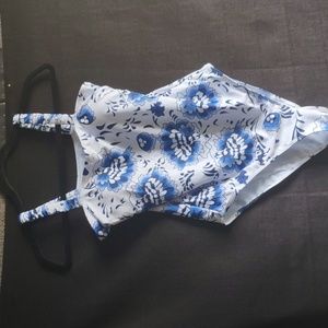 Floral Swimsuit one piece M new